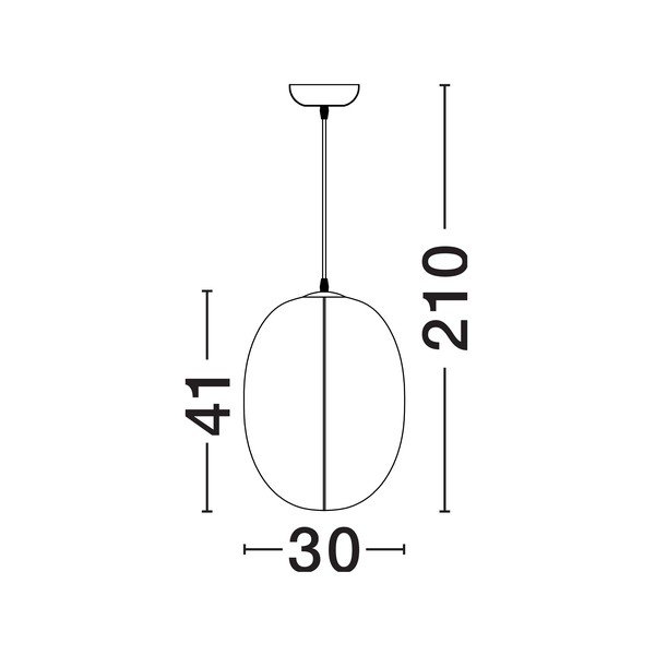 Lustră albă din metal cu abajur textil ø 30 cm Pierida – Nova Luce-image-4
