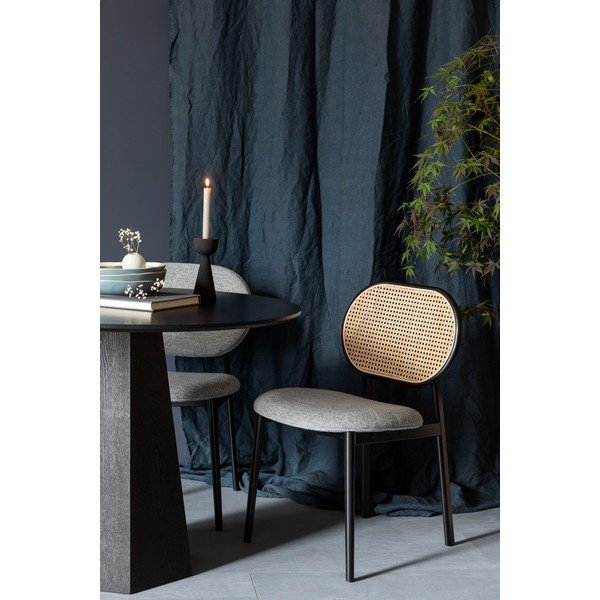 Scaun dining din ratan gri Spike - Zuiver-image-1