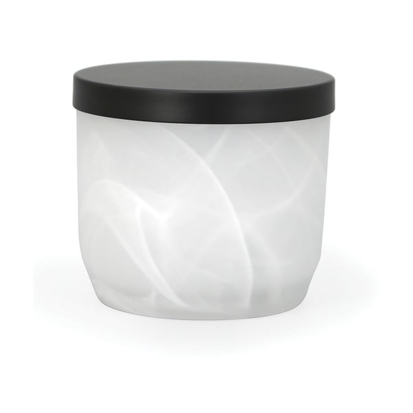 Organizator de baie alb pentru dischete demachiante, din sticlă Madison – Spirella