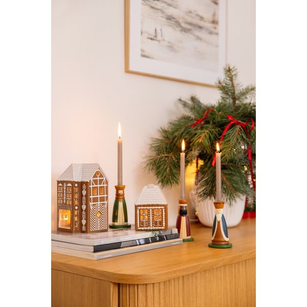 Sfeșnice 3 buc. din lemn  cu model de Crăciun Betiel – Bloomingville-image-2