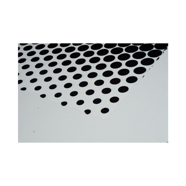 Napron din microfibră pentru masă Minimalist Cushion Covers Black Dots, 45 x 145 cm-image-1