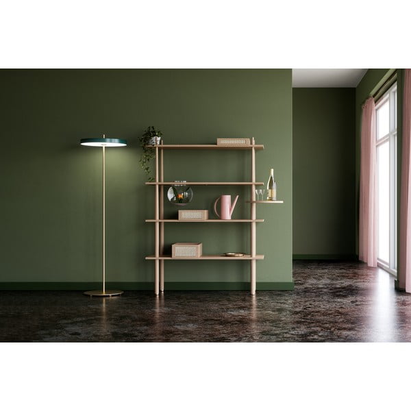 Lampadar verde închis LED cu intensitate reglabilă cu abajur din metal (înălțime 151 cm) Asteria Floor – UMAGE-image-1