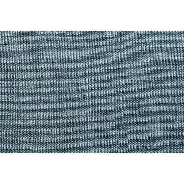 Draperie albastru prăfuit din in 140x170 cm Blue Fog – Linen Tales-image-1