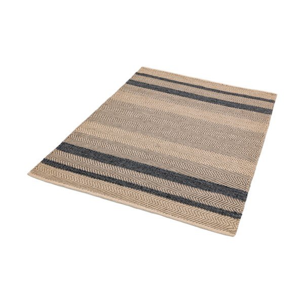 Covor Asiatic Carpets Fields, 120 x 170 cm, taupe-albastru-image-1