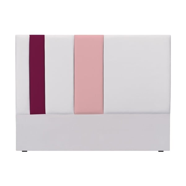 Tăblie pat Mazzini Sofas Dahlia, 120 x 160 cm, gri - roz