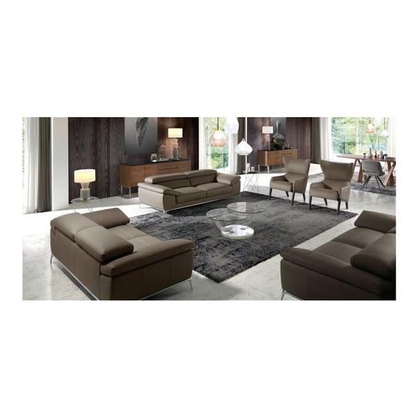 Măsuță de cafea din sticlă cu bază albă Ángel Cerdá Evita-image-2