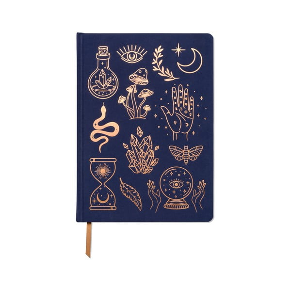 Agendă nedadată 200 pagini A4 Mystic Icons – DesignWorks Ink