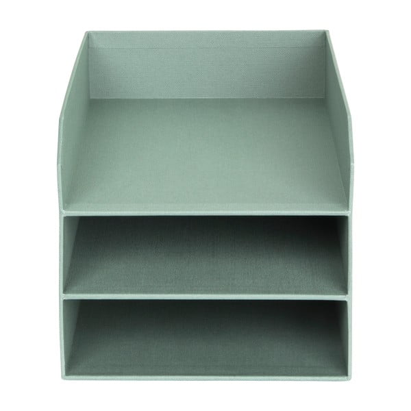 Organizator verde pentru documente din carton Trey Canvas Paper Laminate – Bigso-image-3