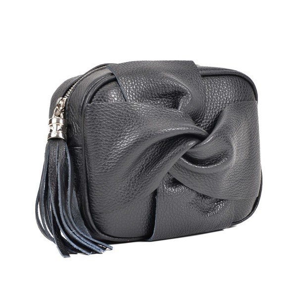 Geantă din piele Roberta M Claire, negru-image-2
