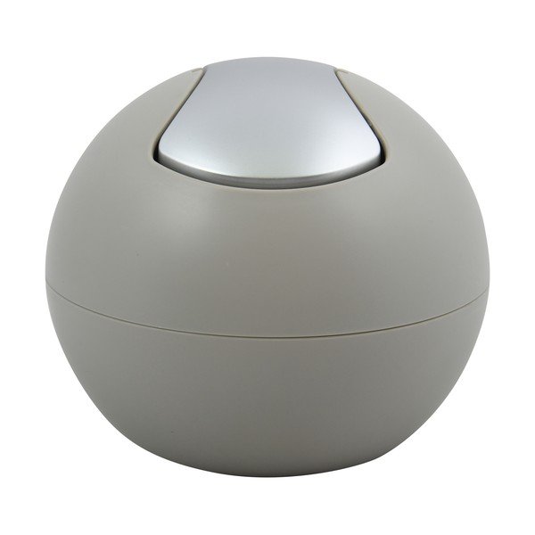 Coș de gunoi taupe din plastic 1 l   Bowl Matt – Spirella