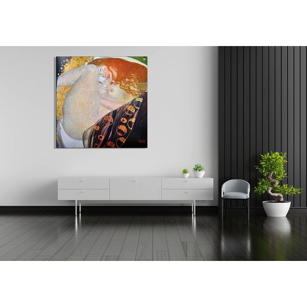 Tablou - reproducere 70x70 cm Danae, Gustav Klimt – Fedkolor-image-1