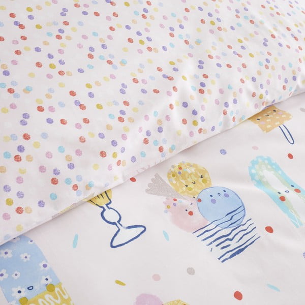 Lenjerie pentru pătuț pentru copii 120x150 cm Ice Cream Fundae - Catherine Lansfield-image-4
