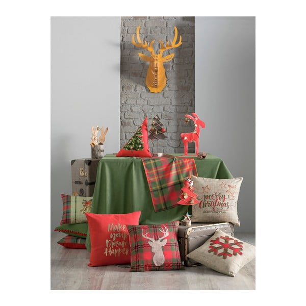 Napron Mike & Co. NEW YORK Honey Celebration, 40 x 140 cm, verde-roșu-image-1