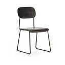 Scaune de dining negre 2 buc. Aira – Marckeric