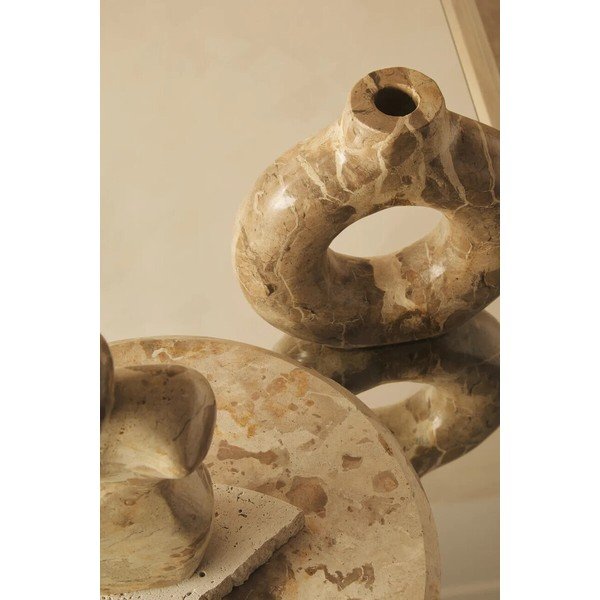 Vază maro din marmură (înălțime 20 cm) Santino – Premier Housewares-image-2