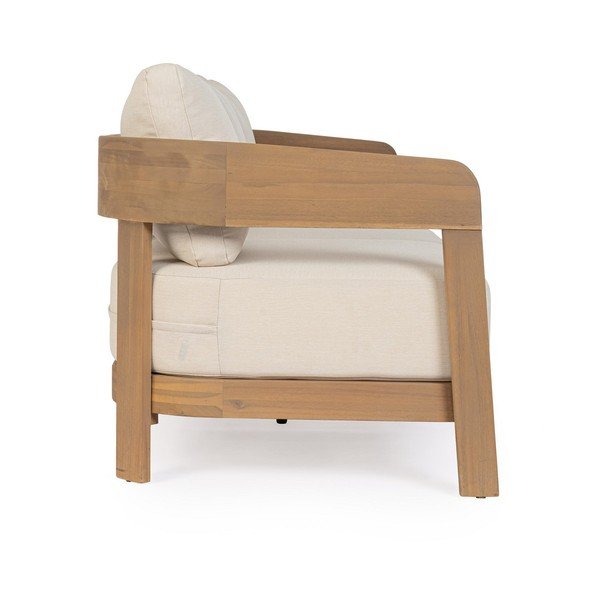 Canapea de grădină în culoare naturală din lemn de acacia Pablo – Bizzotto-image-3