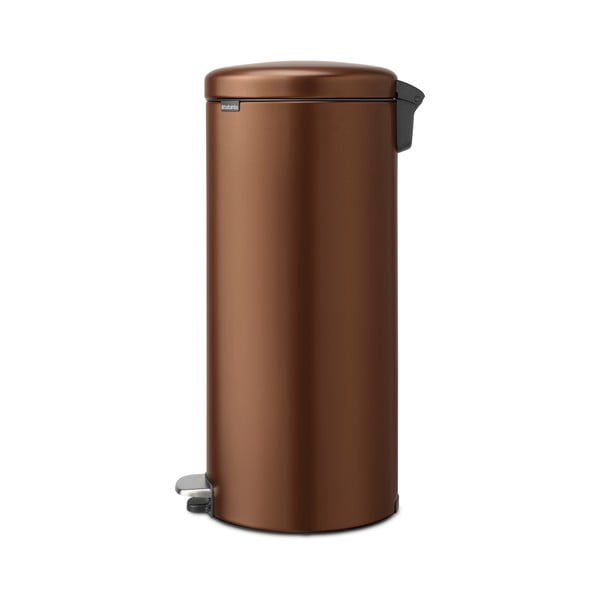Coș de gunoi bronz cu pedală din oțel 30 l NewIcon – Brabantia