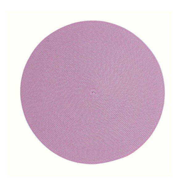 Suport rotund pentru farfurie lila Zic Zac Round Chambray, ø 38 cm