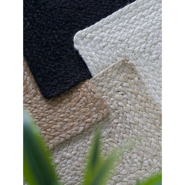 Covor negru reversibil/țesut manual din iută 200x300 cm Juno – Hanse Home-image-3