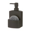 Dozator de săpun lichid gri închis din polirășină 250 ml Essentials – Ladelle