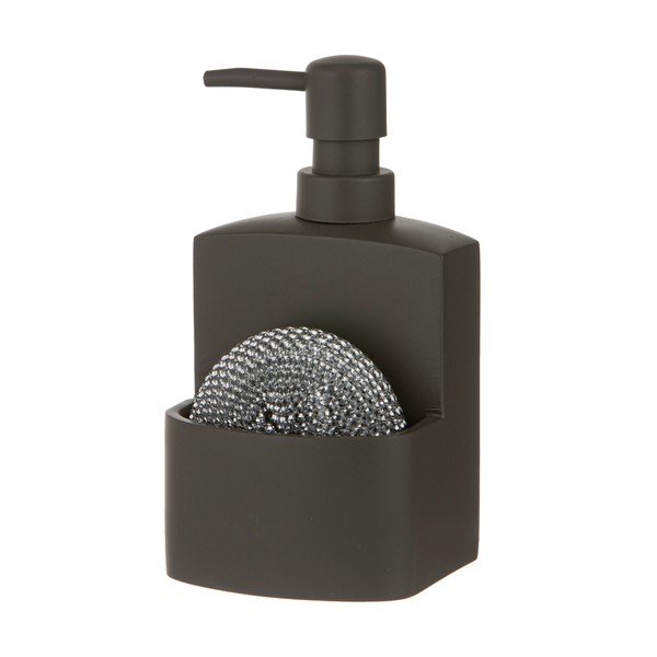 Dozator de săpun lichid gri închis din polirășină 250 ml Essentials – Ladelle