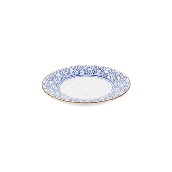 Farfurioară albă/albastră din porțelan ø 14 cm Azul – BonBistro-image-2