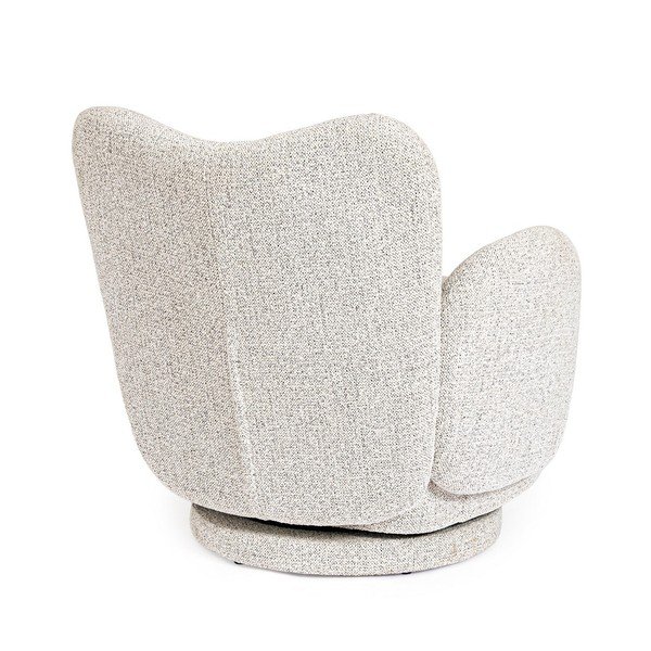 Fotoliu gri deschis pivotant Harper – Bizzotto-image-4