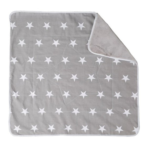 Pătură față-verso pentru copii Roba Little Stars, gri-image-1