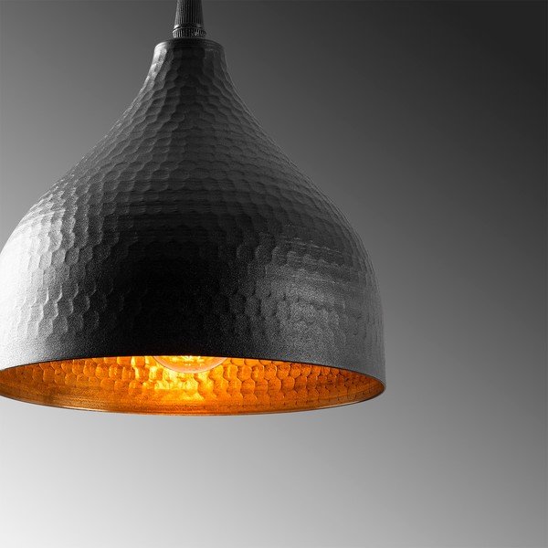 Lustră neagră cu abajur din metal ø 18 cm Tattoo – Opviq lights-image-4