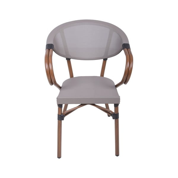 Scaun de grădină bej din metal Toskana – Garden Pleasure