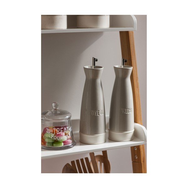 Set 2 recipiente pentru ulei și oțet Premier Housewares, 528 ml, maro-image-2