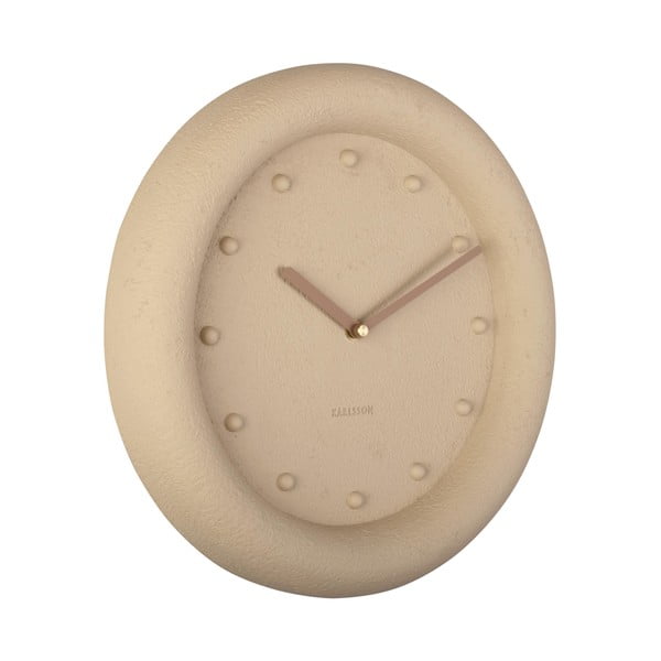 Ceas de perete Karlsson Petra, ø 30 cm, bej-image-2