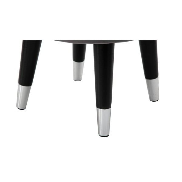 Taburet gri cu tapițerie din catifea Paris – Mauro Ferretti-image-1