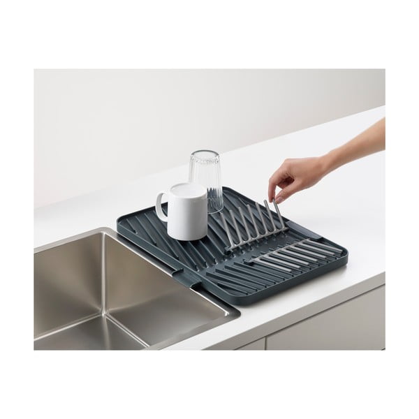 Scurgător vase Joseph Joseph Flin-on, gri-image-3