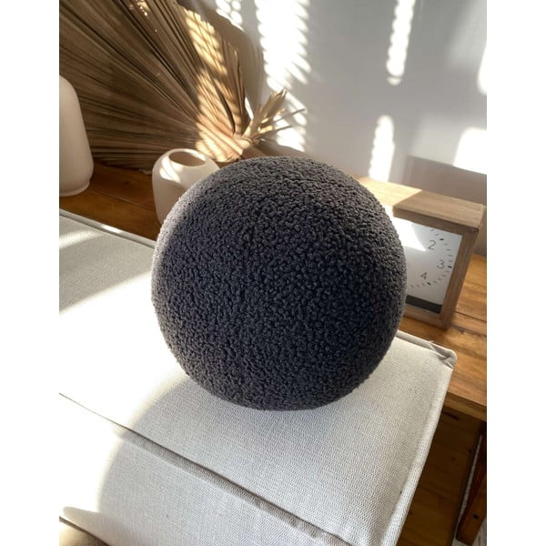 Pernă decorativă din material bouclé ø 25 cm Top – Mioli Decor-image-2