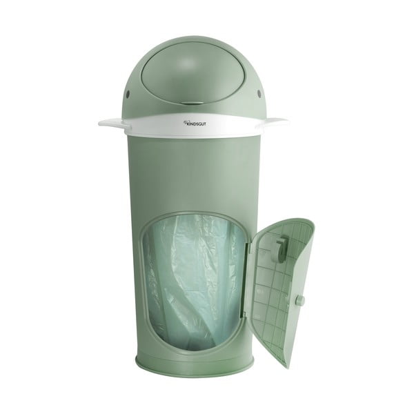 Coș de gunoi verde pentru scutece din plastic 25 l Whale – Kindsgut-image-3