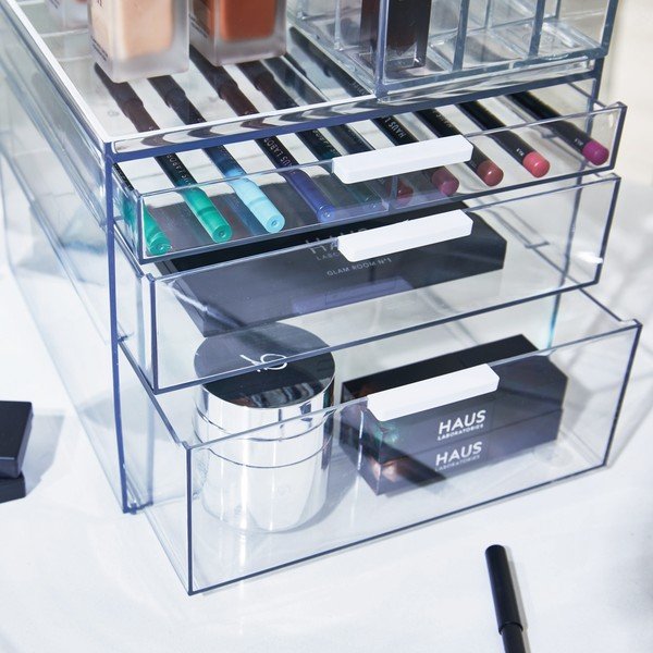 Organizator de baie pentru cosmetice din plastic reciclat – iDesign-image-1