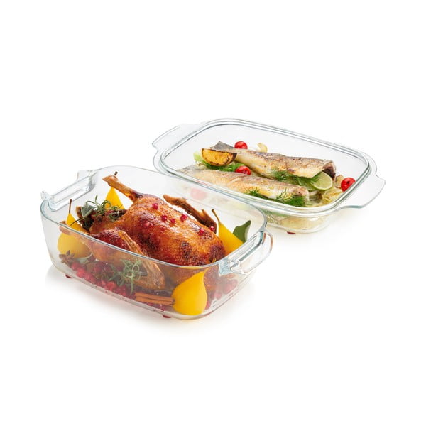 Tavă de copt din sticlă 26x40 cm GrandChef – Tescoma-image-1