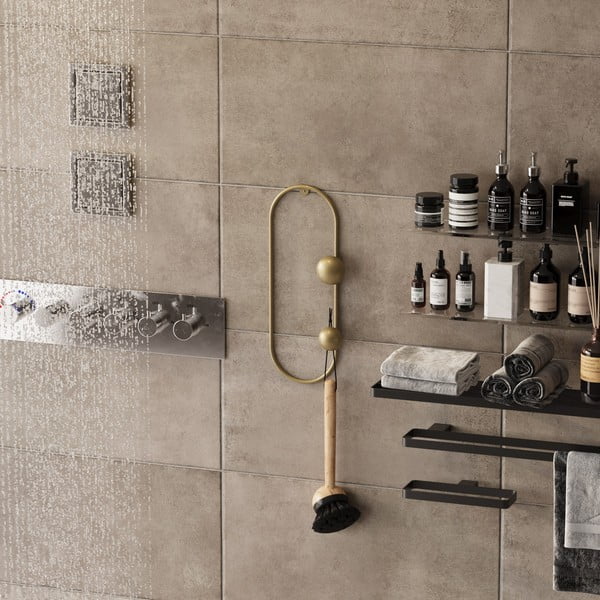 Cuier de perete auriu din metal Dama – Kalune Design-image-3