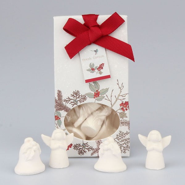 Set 4 figurine parfumate din lut cu aromă de bumbac Dakls Home