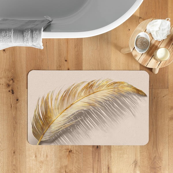 Covoraș de baie maro deschis 50x120 cm Angelica – douceur d'intérieur-image-1