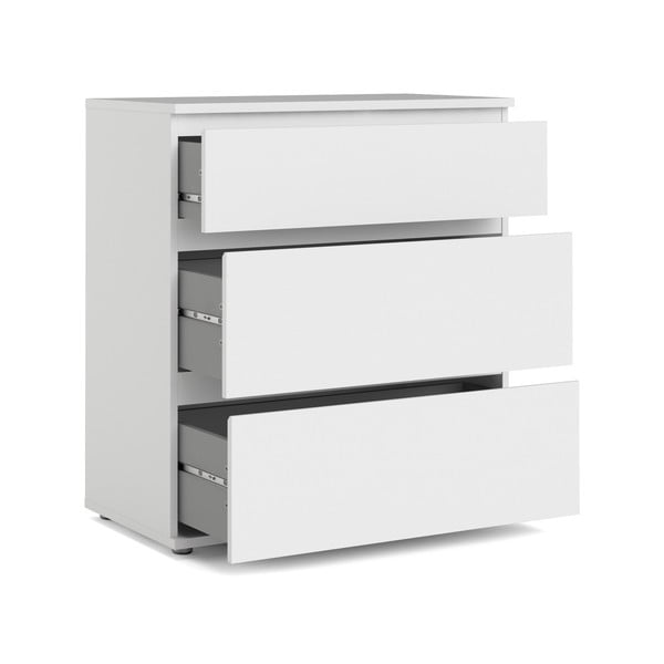 Comodă albă joasă 77x84 cm Nova – Tvilum-image-4