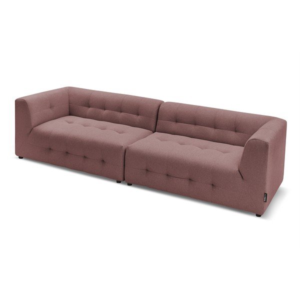 Canapea roz-închis 324 cm Kleber - Bobochic Paris-image-3