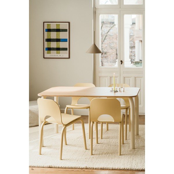 Scaun de dining galben Atto – noo.ma-image-4