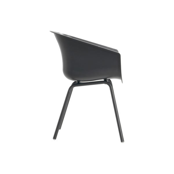 Scaune de grădină gri-închis 2 buc. din plastic Amalia Alu Rondo – Hartman-image-3