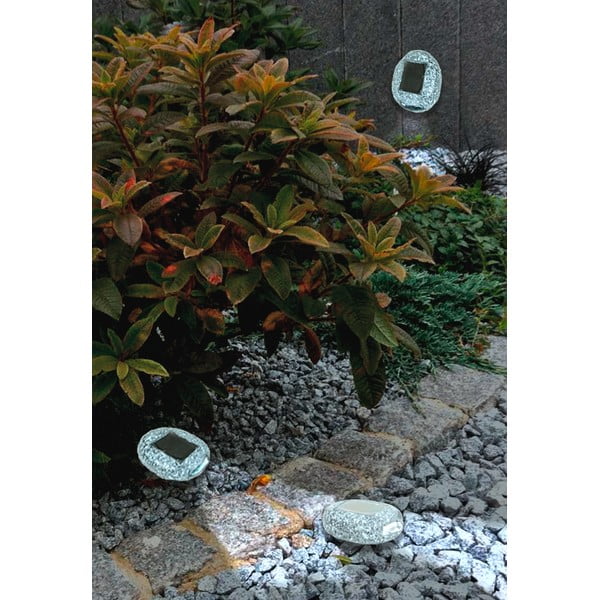 Corpuri de iluminat pentru exterior 3 buc. solare (înălțime 2,5 cm) – Garden Pleasure-image-1