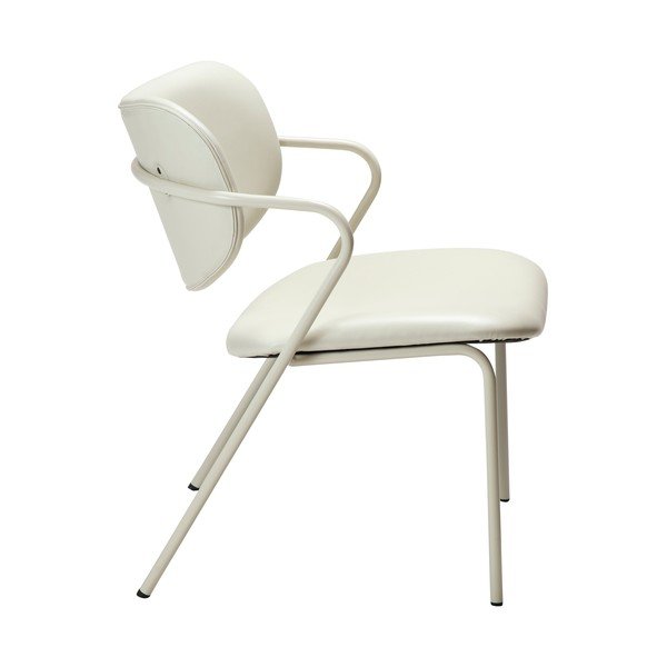 Fotoliu crem din imitație de piele Zed – DAN-FORM Denmark-image-2