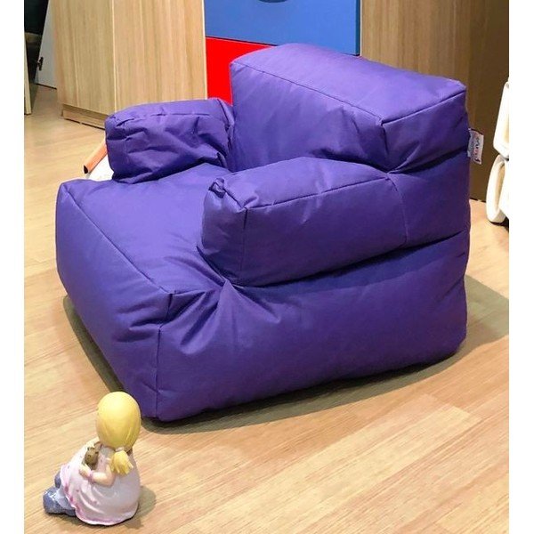 Beanbag de grădină pentru copii cu taburet Mini Relax – Floriane Garden-image-1