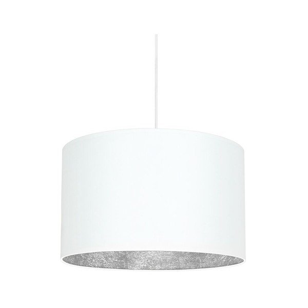 Lustră cu două brațe Sotto Luce Mika, ⌀ 40 cm, alb - argintiu-image-1