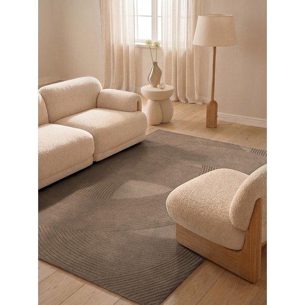 Covor maro din lână 120x170 cm Kensington Victoria – Ted Baker-image-1